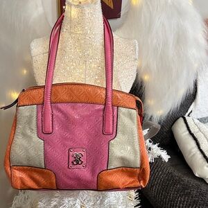 Guess Pink and Orange Women's Bag